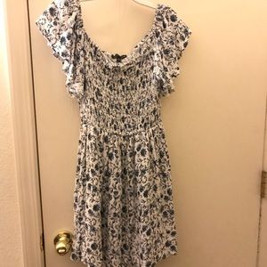 Kendall & Kylie off the shoulder dress